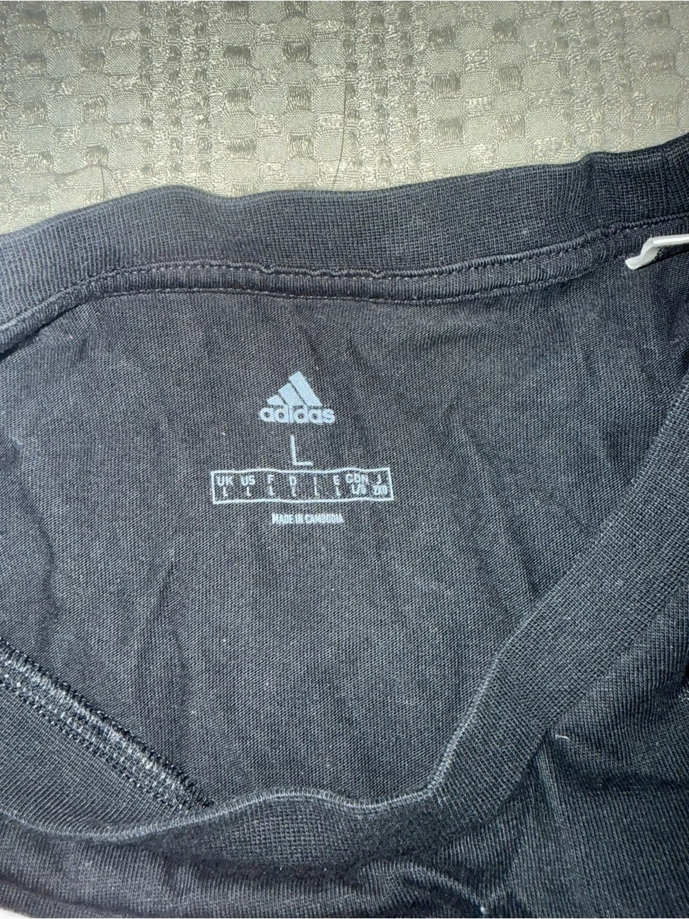 adidas Black Tee with Neon Orange Basketball Graphic